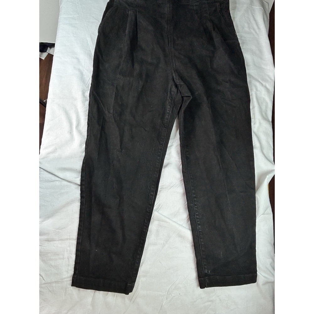 Vtg Madewell Overalls Black Tapered Size 12 Crisscross Zipper Side - Picture 6 of 13